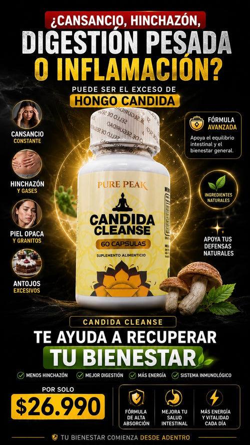 Candida Cleanse (RECUPERA TU BIENESTAR) - 60 Capsulas
